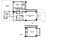 ノアーズアーク南麻布 1階 間取り図