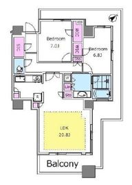 エアライズタワー 22階 間取り図