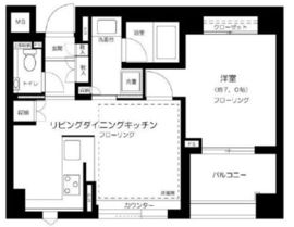 グランスイート神楽坂ピアース 2階 間取り図