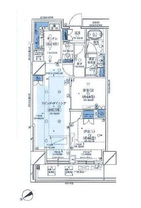 ザ・パークハウス新宿タワー 14階 間取り図