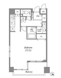 白金台アパートメント 303 間取り図