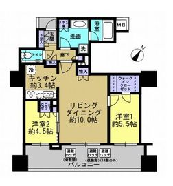 ウェリスタワー千代田岩本町 17階 間取り図