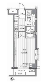 メゾンカルム西新宿 216 間取り図