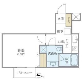 グランデュオ駒沢2 204 間取り図
