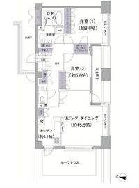 アビティ目黒 801 間取り図