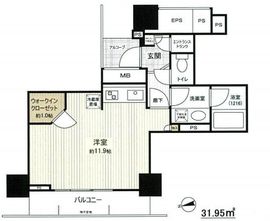 アリビオーレ神楽坂シティタワー 5階 間取り図