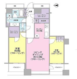 マスタービューレジデンス 4階 間取り図