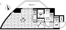 グランドコンシェルジュ広尾 3階 間取り図