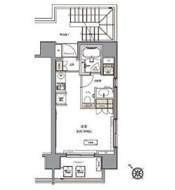 ガーデニア赤坂 903 間取り図