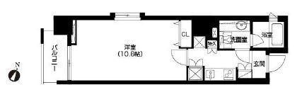 アーバネックス神保町 1302 間取り図