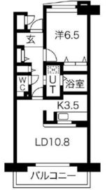 アクティ目黒駅前 2号棟 207 間取り図