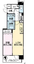 プレサンスロジェ千代田東神田 10階 間取り図