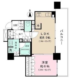 パークタワー秋葉原 16階 間取り図