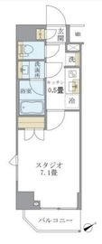 リージア中野新橋 1003 間取り図