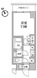 レジディア日本橋馬喰町2 204 間取り図