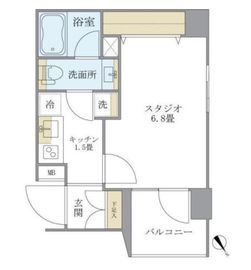 リージア中野新橋 304 間取り図