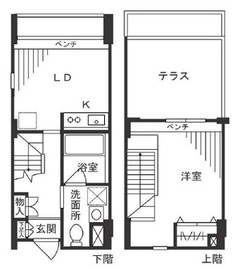 KDXレジデンス自由が丘 406 間取り図