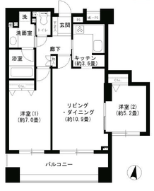 クリオ文京小石川 703 間取り図