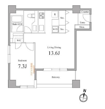 レグノ・セレーノ 6階 間取り図