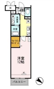 BLESS北新宿 1051 間取り図