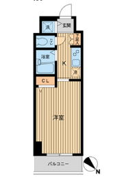 HF東神田レジデンス 404 間取り図