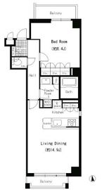 アクトフォルム学芸大学 306 間取り図