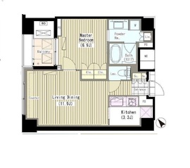 ランテンヌ四谷 308 間取り図