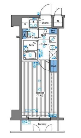 グランド・ガーラ三田 6階 間取り図