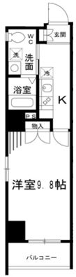 ヴィルダイワ 301 間取り図