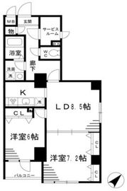 ヴィルダイワ 1002 間取り図