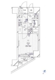 ガリシアヒルズ六本木 6階 間取り図