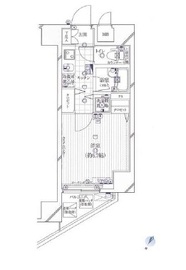 ガリシアヒルズ六本木 6階 間取り図