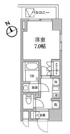 レジディア日本橋馬喰町2 307 間取り図