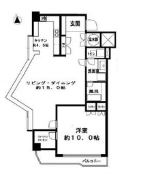 セラフテン麻布 12階 間取り図