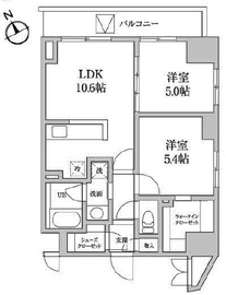 レジディア日本橋馬喰町2 706 間取り図