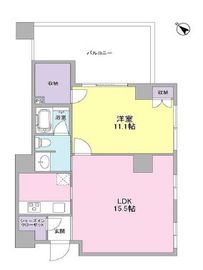 フォレストタウン参宮橋 407 間取り図