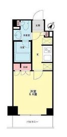 コスモリード目黒学芸大学イースト 302 間取り図
