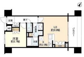 クオリア日本橋浜町 8階 間取り図