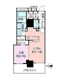 ルミナリータワー池袋 2階 間取り図