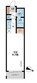 カッシア目黒 215 間取り図