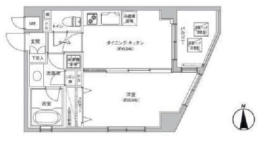 ザ・プレミアムスイート高田馬場 11階 間取り図