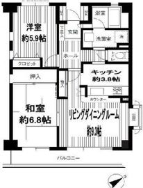 代々木カサグランデ 210 間取り図