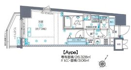 ZOOM南麻布 2階 間取り図