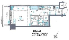 ZOOM南麻布 3階 間取り図