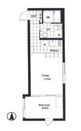 ラピス原宿1 205 間取り図