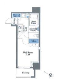 プライムメゾン神保町 1304 間取り図