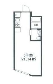 ラピス原宿1 404 間取り図