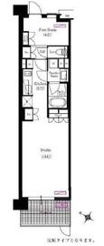 ブリリアイスト三軒茶屋アイビーテラス i106 間取り図