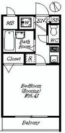 ガラ・ステージ麻布十番 4階 間取り図