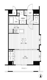 グランハイツ東新宿 505 間取り図